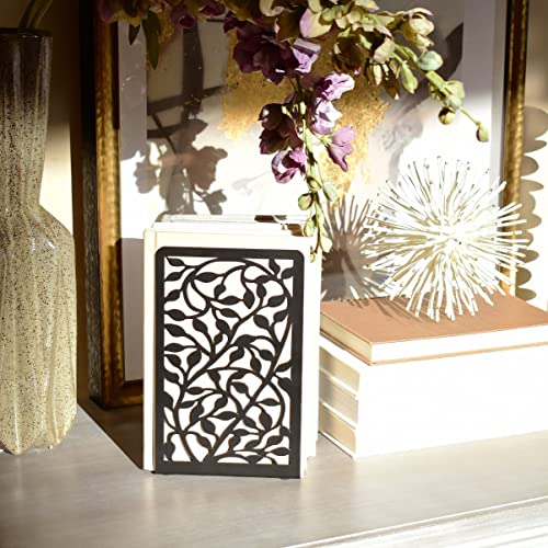 Cnk Book Ends Bookends For Decorative Books Holder Bookend Shelves End Hold Heavy Duty Holders Stoppers Metal Stopper Cute Boho Bookshelf Holds Cookbook Office Home Set Of 4 Bookends Pair Black #TOP6