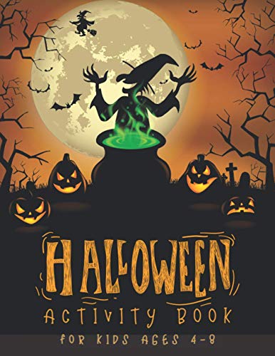 Halloween Activity Book for Kids Ages 4-8: Premium Halloween Coloring And Activity Book for Preschool Kindergarten Primary School and Homeschool Kids! ... ,Maze and Sudoku Large Print 8.5 x 11 inch image 3