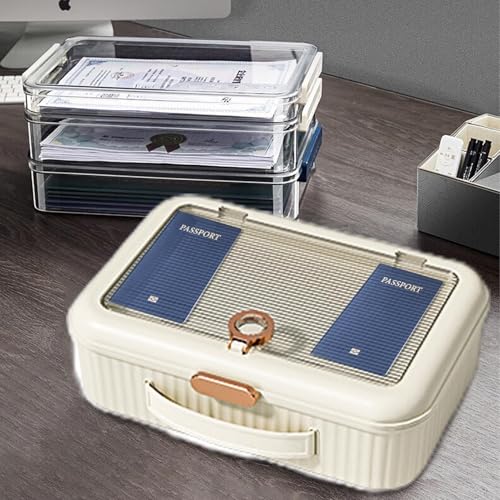 Porte-documents de grande capacité et boîtes de rangement pour certificats - 7