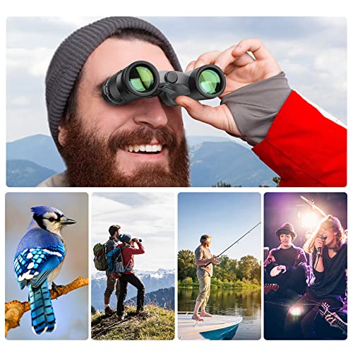 10x25 Hd Klein Fernglas FüR Erwachsene Und Kinder,Leichtes, Wasserdichtes Kompakt Fernglas Mit Fmc Linse Und Bak4 Prisma – Bild 6