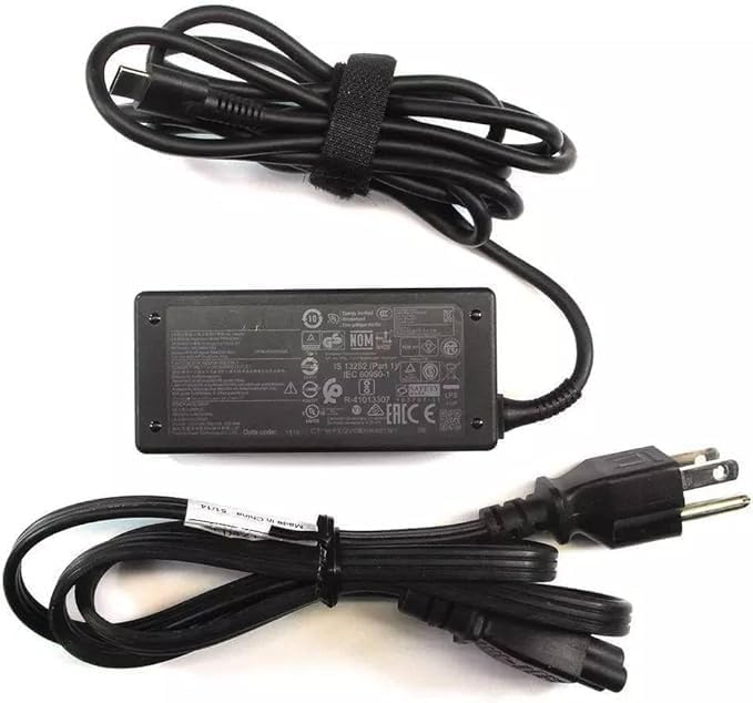 Amazon.com: PowerHOOD 45W 15V 3A USB Type C AC/DC Adapter