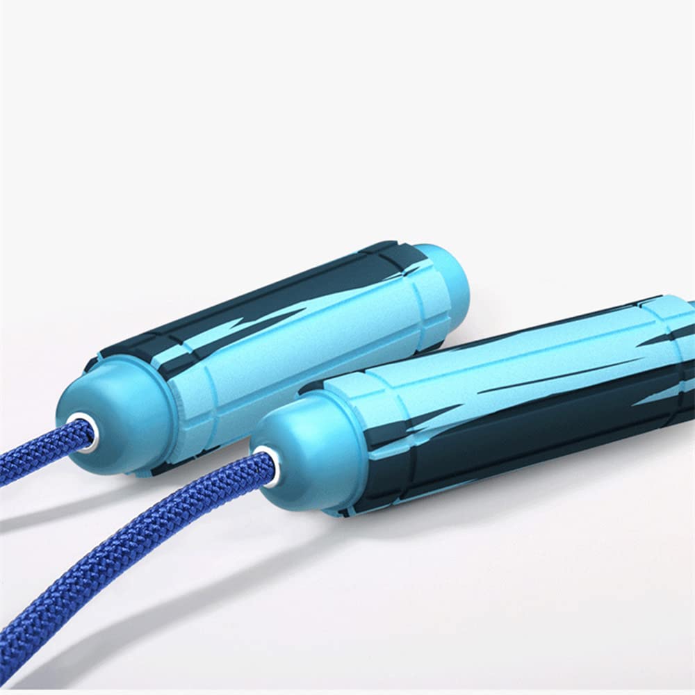 Ensemble De Corde à Sauter De 3M Corde Audacieuse avec Blocs De Poids Corde à Sauter Réglable Perdre du Poids Entraînement à Domicile équipement De Fitness De Gymnastique