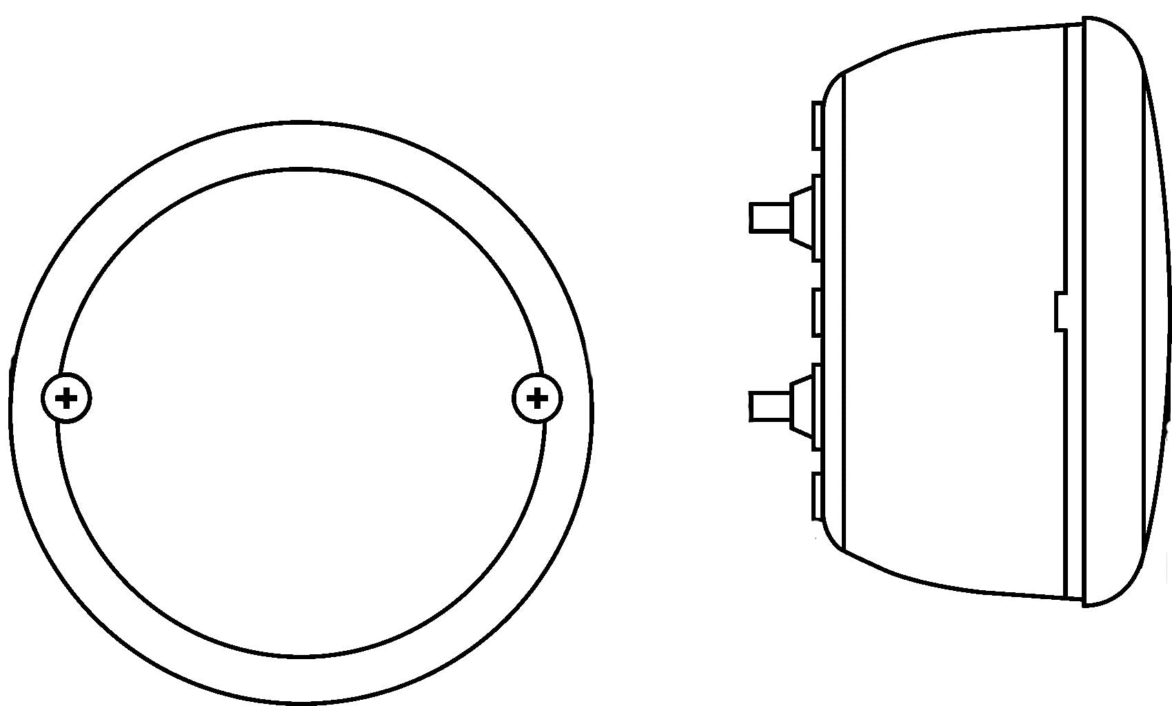 HELLA VALUEFIT Lampa tylna zespolona - LED - 24V / 12V - Oprawa/przykręcany - ECE/ADR/GGVS - Kolor szkła reflektora: czerwony/żółty - Wtyczki: Wtyk płaski - z prawej/z lewej - 2SD 357 026-201