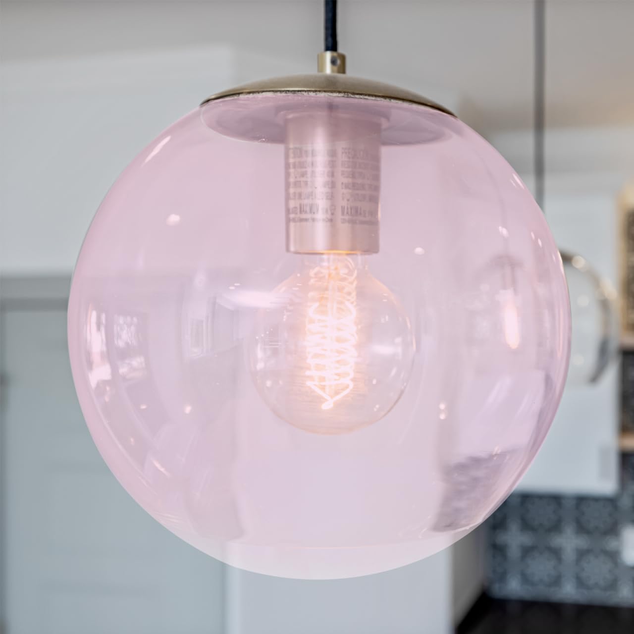 OSALADI Multi-Head Globe Lamp Shade Acrylic Replacement for Pendant Light Ceiling Fixtures Chandeliers Wall Lamps Suitable for Living Room Bedroom Dining - Image 2