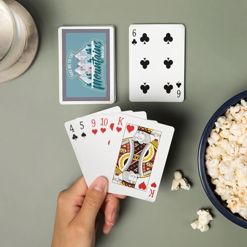 Baraja de 52 cartas tamaño póker Whistler Canadá miniatura 2