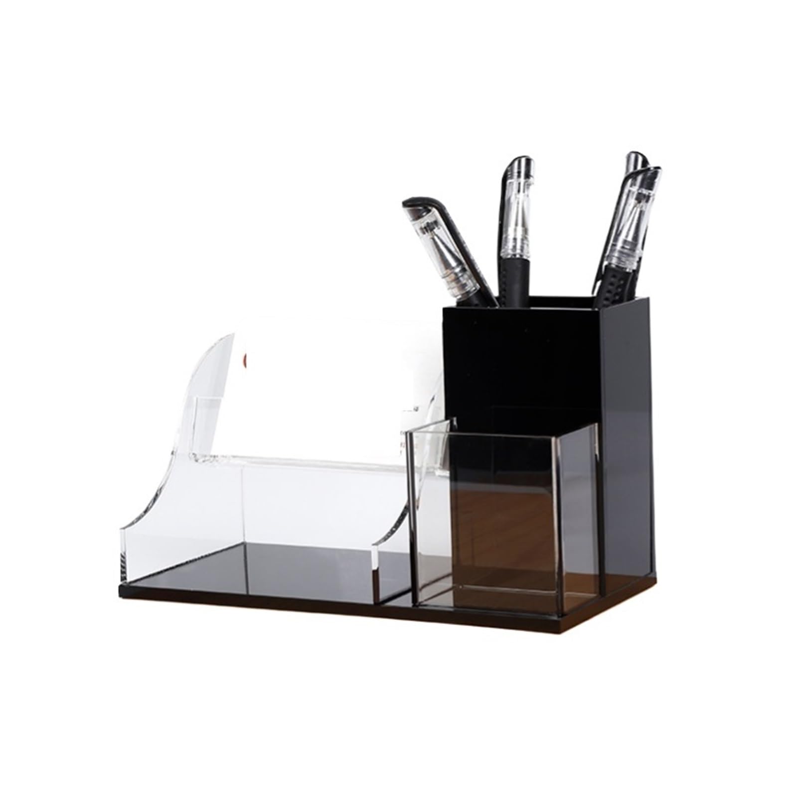 Dannmpx Black Business Card Holder Business Card Holder For Desk Display Desktop Cards Stand Organizer