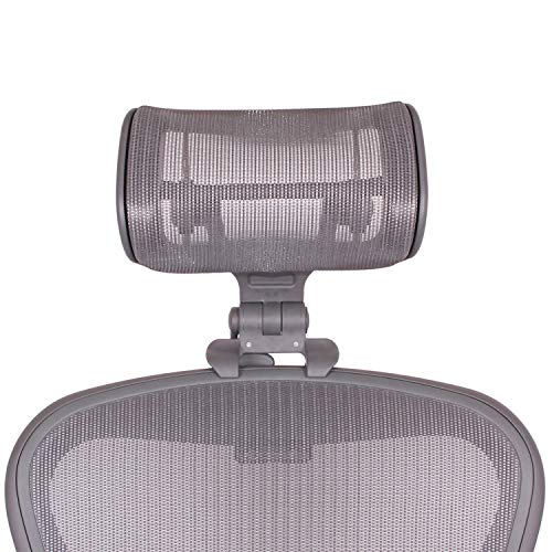The Original Headrest for The Herman Miller Aeron Chair by Engineered Now | Headrest ONLY - Chair Not Included (H4 for Remastered, Carbon)