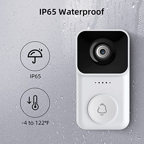 Gh Dynamics Video Doorbell Wireless,Wifi Doorbell Camera With Chime,2 Way Audio,Home Security Camera Door Bell Kits With Night Vision,Rechargeable Battery, Real-Time Alerts 2023 Updated #TOP3