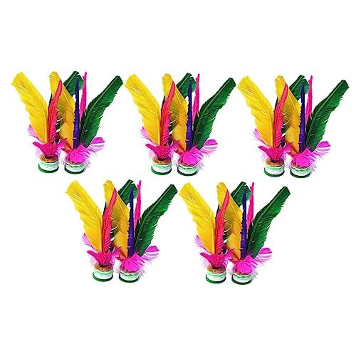 Garneck 10pcs Environment Protection Shuttlecock Exercising Toy Oxford Base Sports and Girls Play