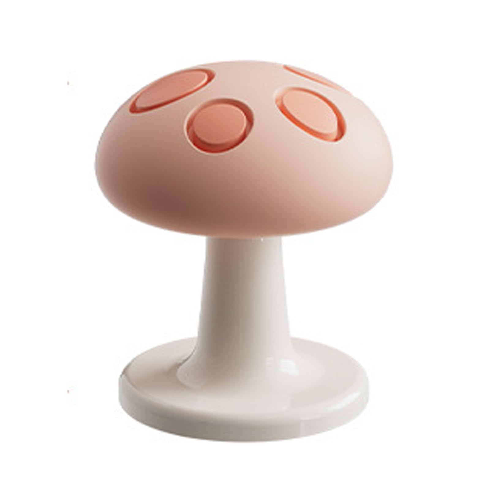 NEWFT Toilet Push Button for Standard Bathroom Simple Installation Sensitive Pressing Silicone Mushroom Toilet Flush Button Mushroom Flush