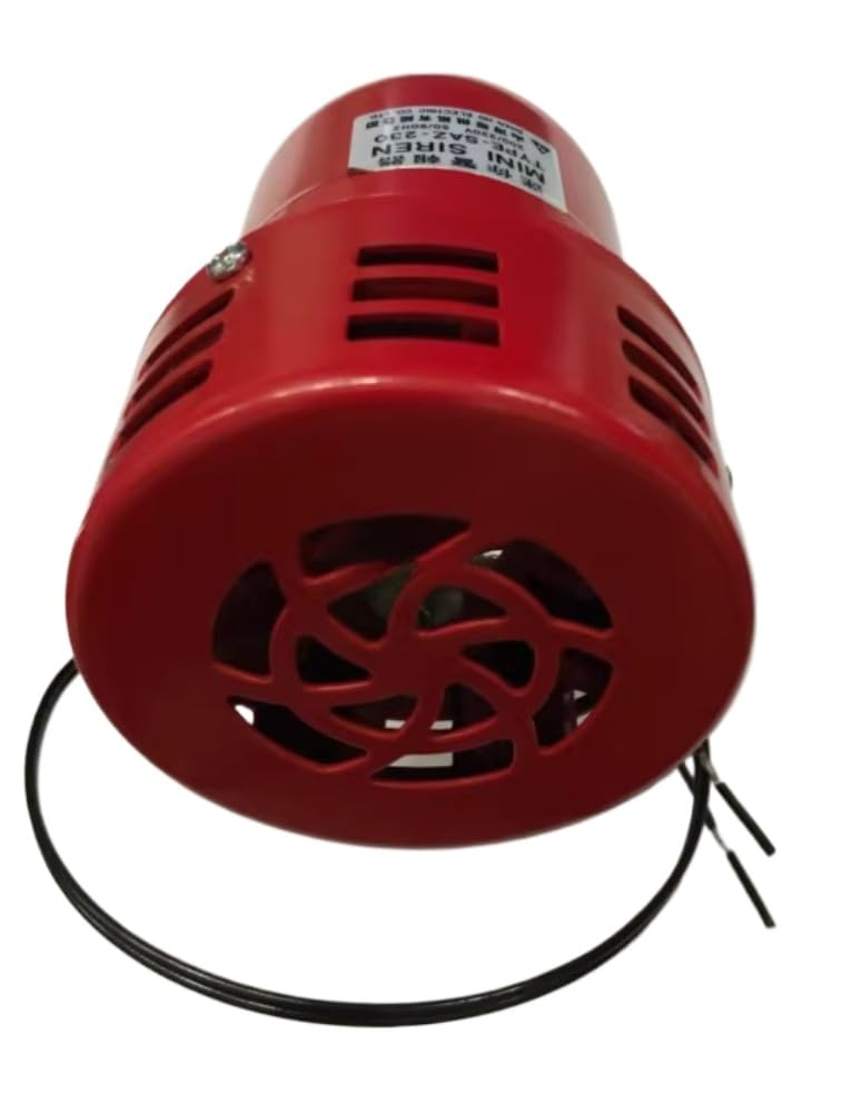 1PC SAZ-230 AC220V DC24V high Volume red Metal case Alarm (SAZ230 220V 110V)