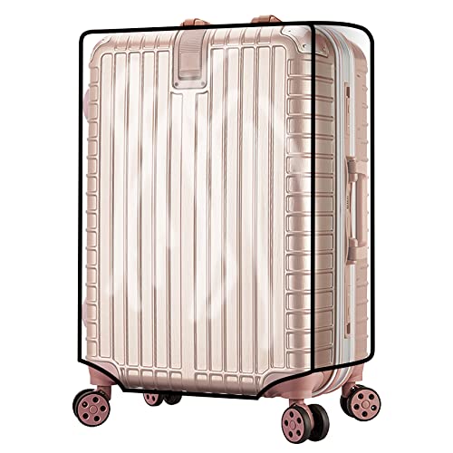 bvya Luggage Protector Suitcase Cover PVC Bag Dust Proof Travel Suitcase with A Luggage Handle Wraps By Randomly Sent