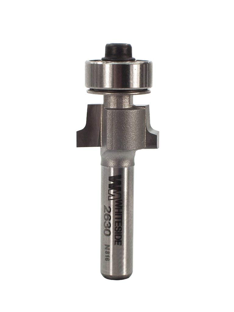 Whiteside 2630 Laminate Roundover Router Bit w/Bearing – 1/4″ SH, 1/16″ R, 3/16″ CL