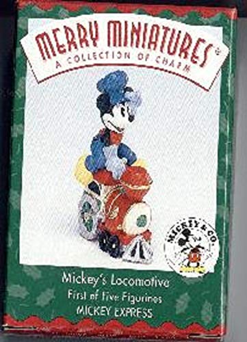 Hallmark Merry Miniatures Mickey's Locomotive 1st in Series 1998