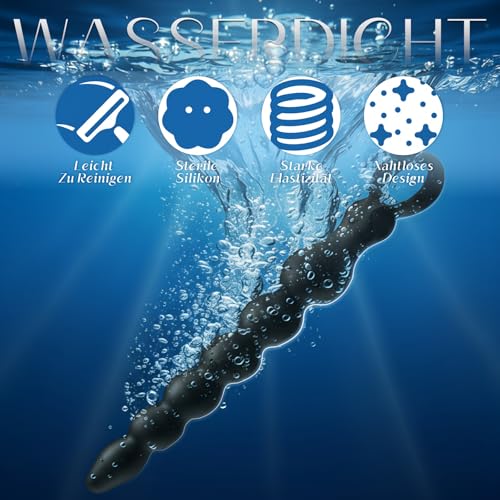 AnalPlug Prostata Stimulation Männer, Analplug# für Frauen Vibratorensets für Frauen, Analkugeln Vibrator mit 10 &10 Vibration Schwingung Modus, Erotik Sex Spielzeug für die Männer Frau Paare