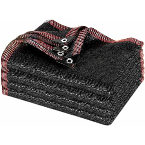LXBche Sunblock Shade Net Shade Cloth for Garden Black Sun Shade Net Sunblock Shade Mesh Tarp with Grommets Sun Shade Netting Cover for Plants Shade Sails for Greenhouse Outdoor Pergola (Size : 9.8x1