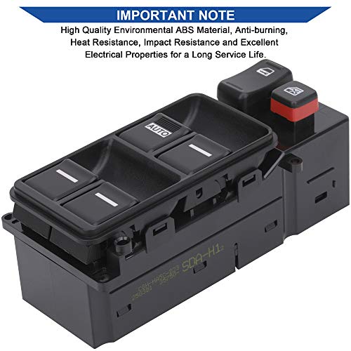 Aiyigu Master Power Window Switch Front Left Driver Side, Compatible With Honda Accord Cm5 Cm6 Sedan 2003 2004 2005 2006 2007, Replaces 35750-Sda-H12 #TOP5