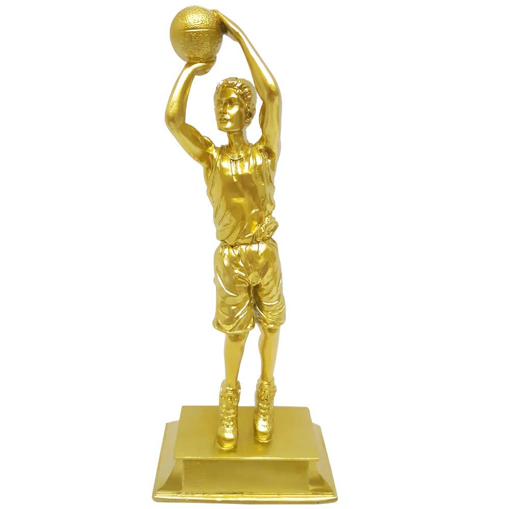 Basketball Trophy Award Cup Size Height 27cm Width 11cm Depth 6cm Colour Gold Lightweight Awards for Home Decoration Gift Indoor and Outdoor Sport Matches Competitions School Tournament By SPALL