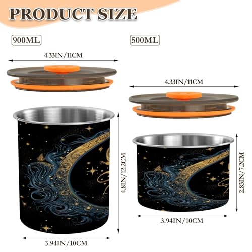 Envase de Café Hermético Acero Inoxidable 30oz miniatura 2