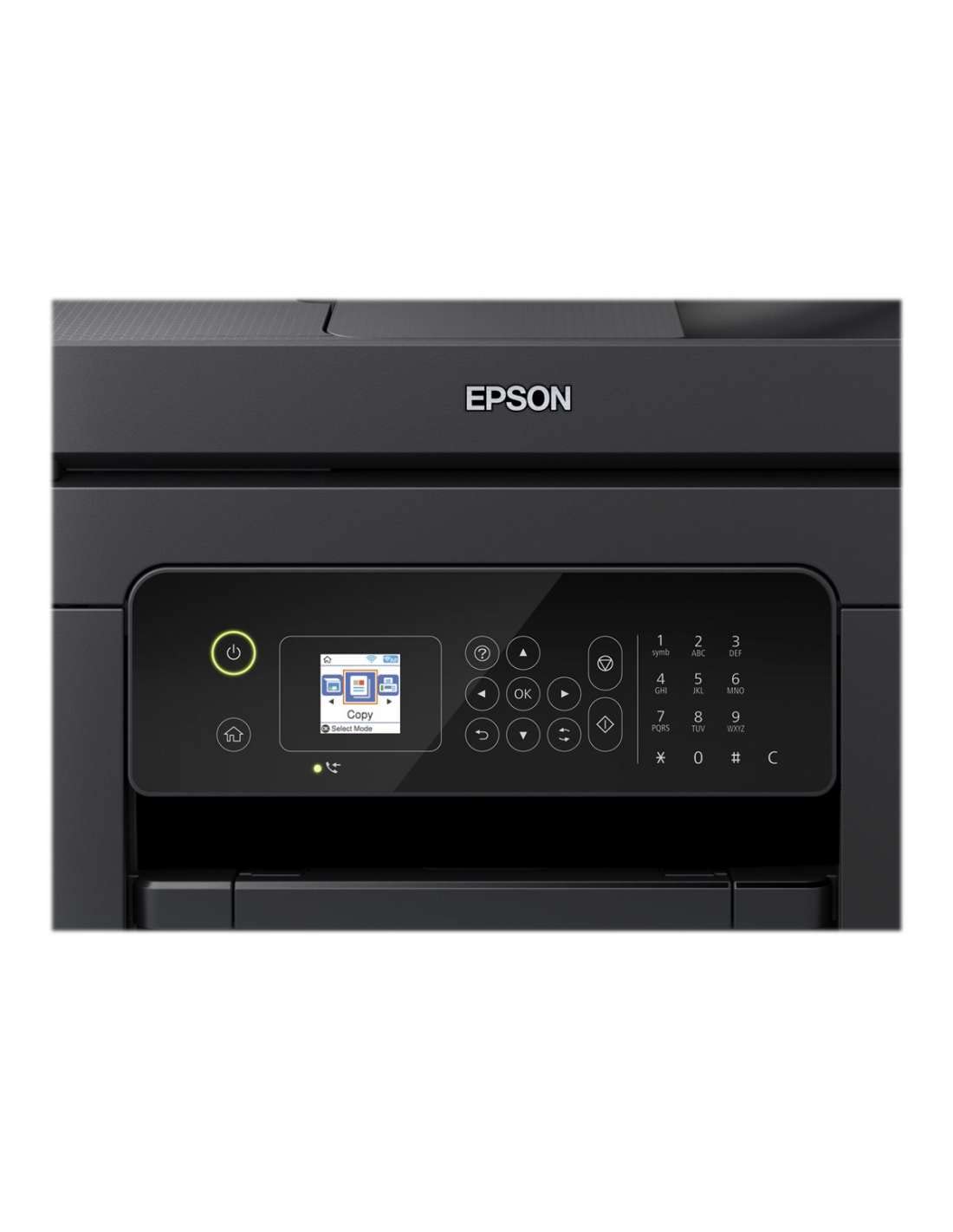 Epson WorkForce WF-2830DWF Multifunzione a Getto d'Inchiostro 4-in-1, Stampa 5760 x 1440 dpi, Wi-Fi, Nero