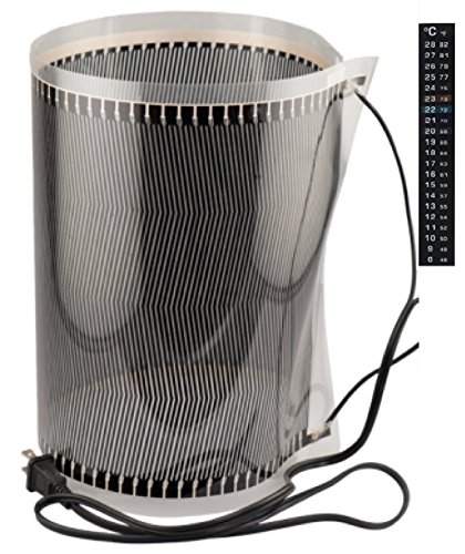 Fermentation Heater Wrap with Thermometer Strip