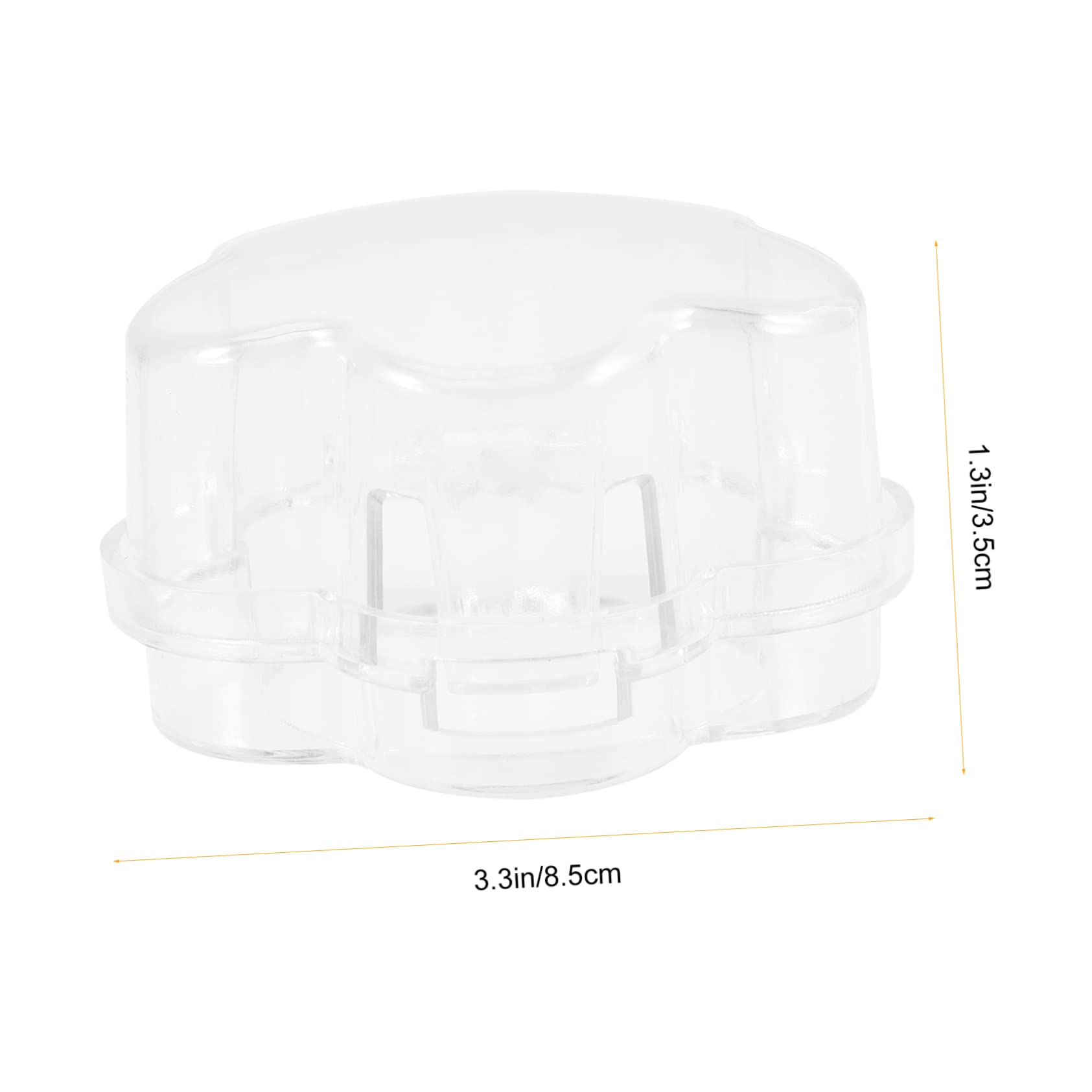 ERINGOGO 4Pcs Childproof Gas Stove Knob Cover Transparent Oven Knob Safety Guard for Against Accidental Gas Activation Essential Newborn Must Haves