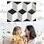 12Pack Acoustic Panels, Self-Adhesive Sound Proof Panels for Walls, Decorative 3D Textured Printing Sound Dampening Panels Sound Absorption Tiles for Studio, Office, Home, 12×12×0.4", Black and White