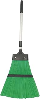 MSV 100132 Balai d'Extérieur avec Manche Télescopique Polyester Vert 30 x 8 x 54 cm