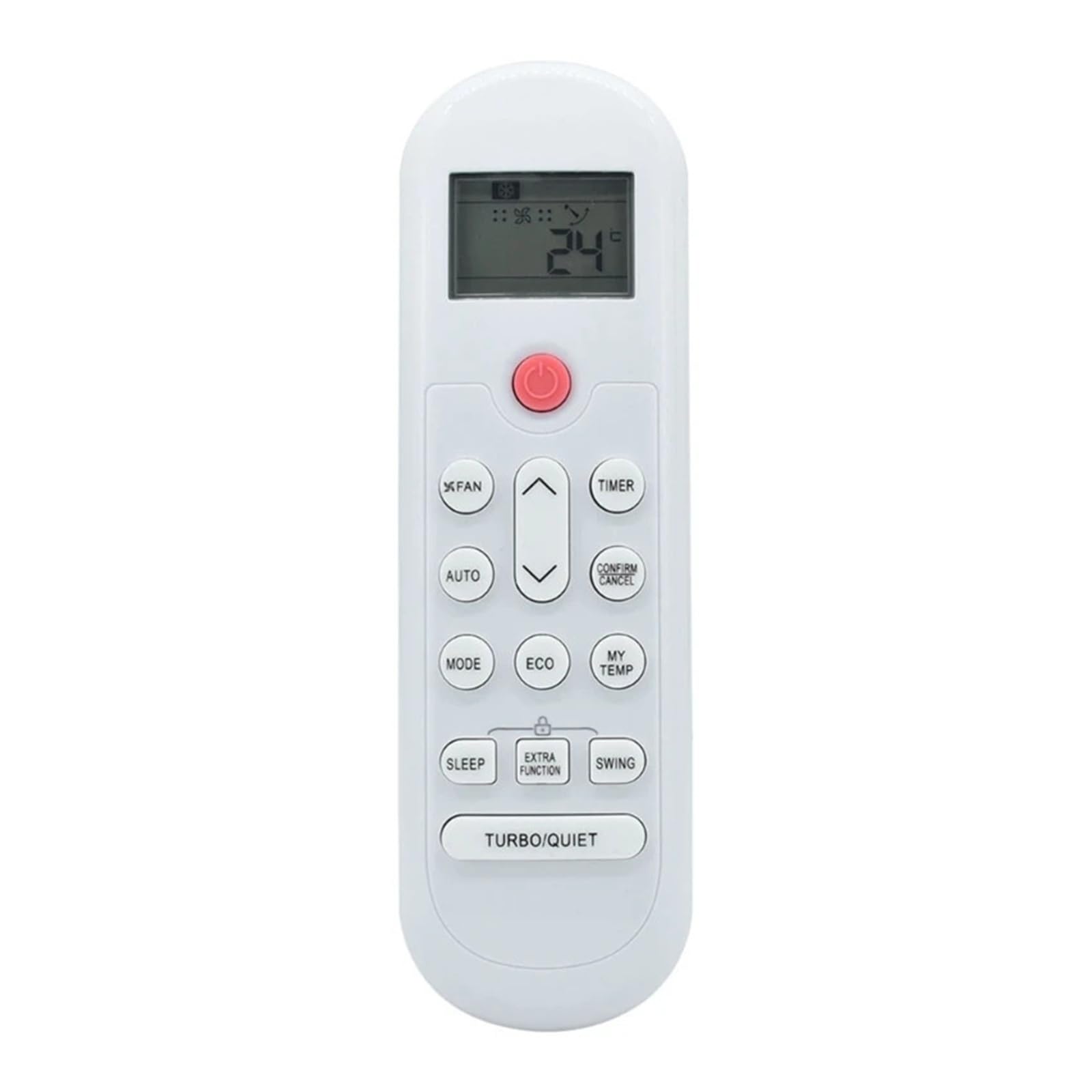 Genterun One Color Air Conditioning Replacement Remote Control 001040455D ，Compatible For Mabe，Air Conditioner Controller Parts