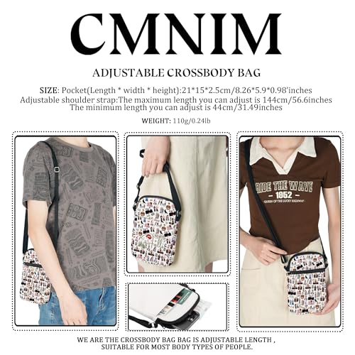 CMNIM Horror Merch Gifts Horror Movie Crossbody Bag Shoulder Purse for Fans Gifts TV Movie Merchandise2