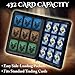 Star Mage Trading Card Binder - 9 Pocket Ringless TCG Binder - Premium Faux-Leather - 432 Side-Loading Pockets - Perfect Storage Holder for MTG, and Many TCG & Trading Card Collections (No Jewel)