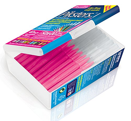 Piksters Interdental Brushes (40 Pack, Size 00 (Pink)) #TOP2