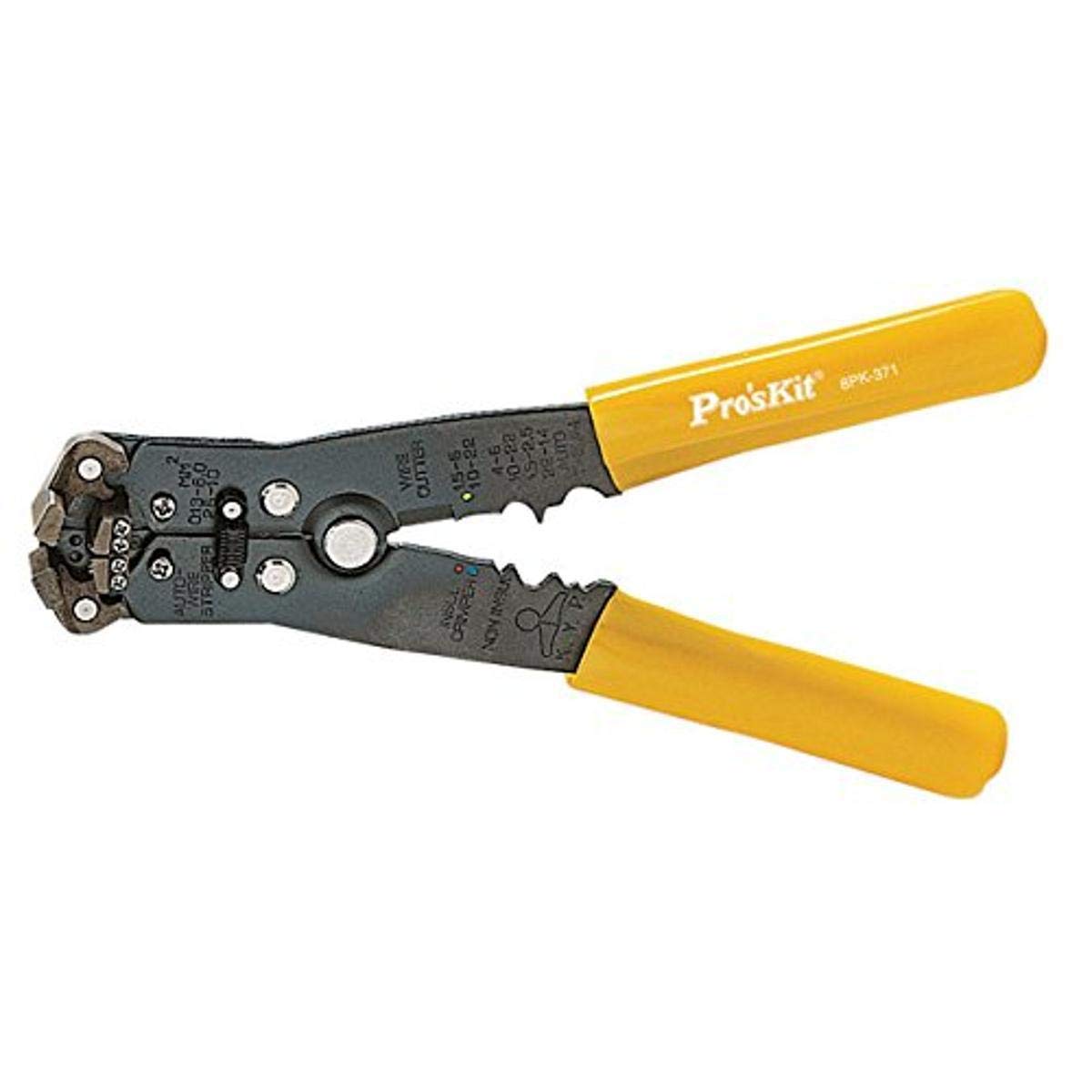 Pro'sKit 200-072 Automatic Wire Stripper.AWG 24-10, Multicolor