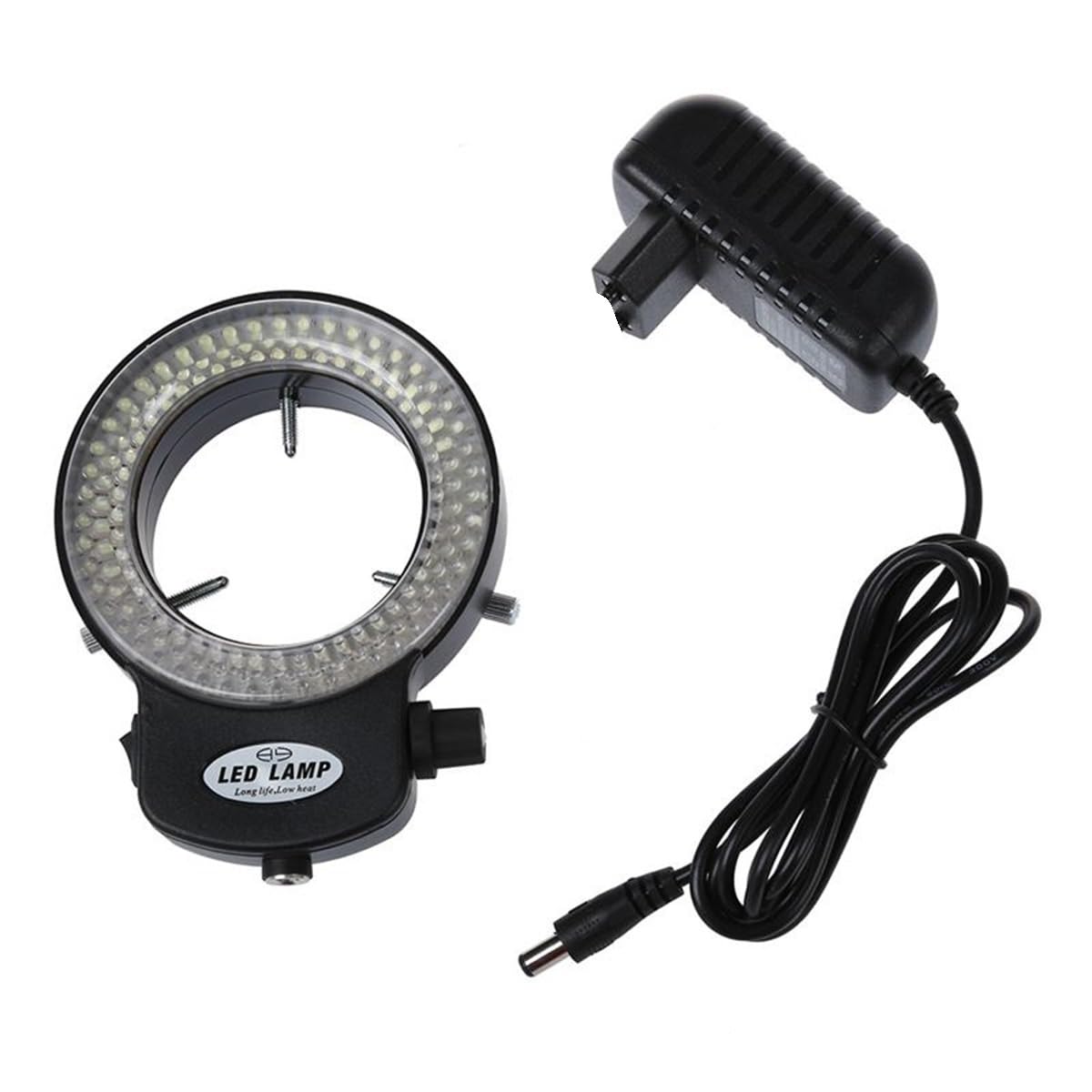 Obserwacja pod mikroskopem 144 LED Regulowana lampa do oświetlenia pierścieniowego Miniskop do Miniskopu Pierścień Światło