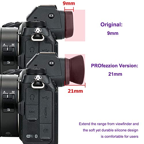 Extended-Type Soft Silicone Eyepiece for Nikon Z7II Z7 Z6III Z6II Z6 Z5II Z5 Camera Replaces Nikon DK-29 Eye Cup - Image 3