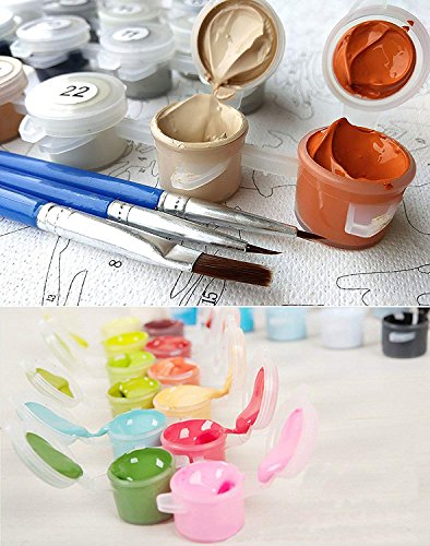 Malen Nach Zahlen Erwachsene - DIY Handgemalt Ölgemälde Kit für Anfänger, Kinder und Erwachsene, Paint by Numbers… – Bild 3