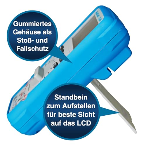 PeakTech P 2005 A – Digital Multimeter mit LCD-Anzeige – Strommessgerät mit 2000 Counts –...