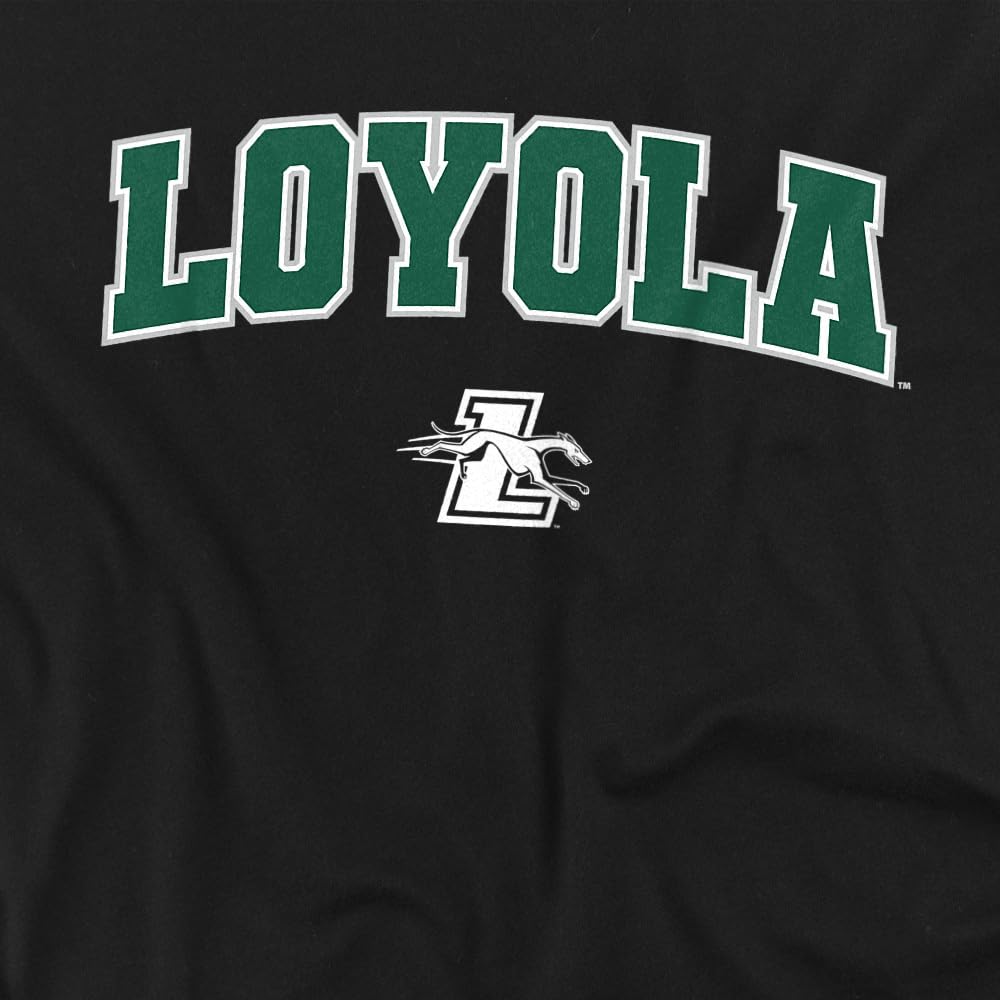 LOGOVISION Loyola University Maryland Arch Logo Black Kids T Shirt (2) for Toddler Boys and Girls, Black