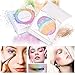 FantasyDay Pro 6 Colors 3D Baked Rainbow Highlighter Eyeshadow Makeup Palette Xmas Cosmetic Blusher Shimmer Powder Contouring Kit Unicorn Blush