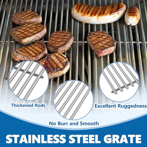 Image of Stainless Steel Grill Grates for Weber Genesis II 600 Series Grill Parts