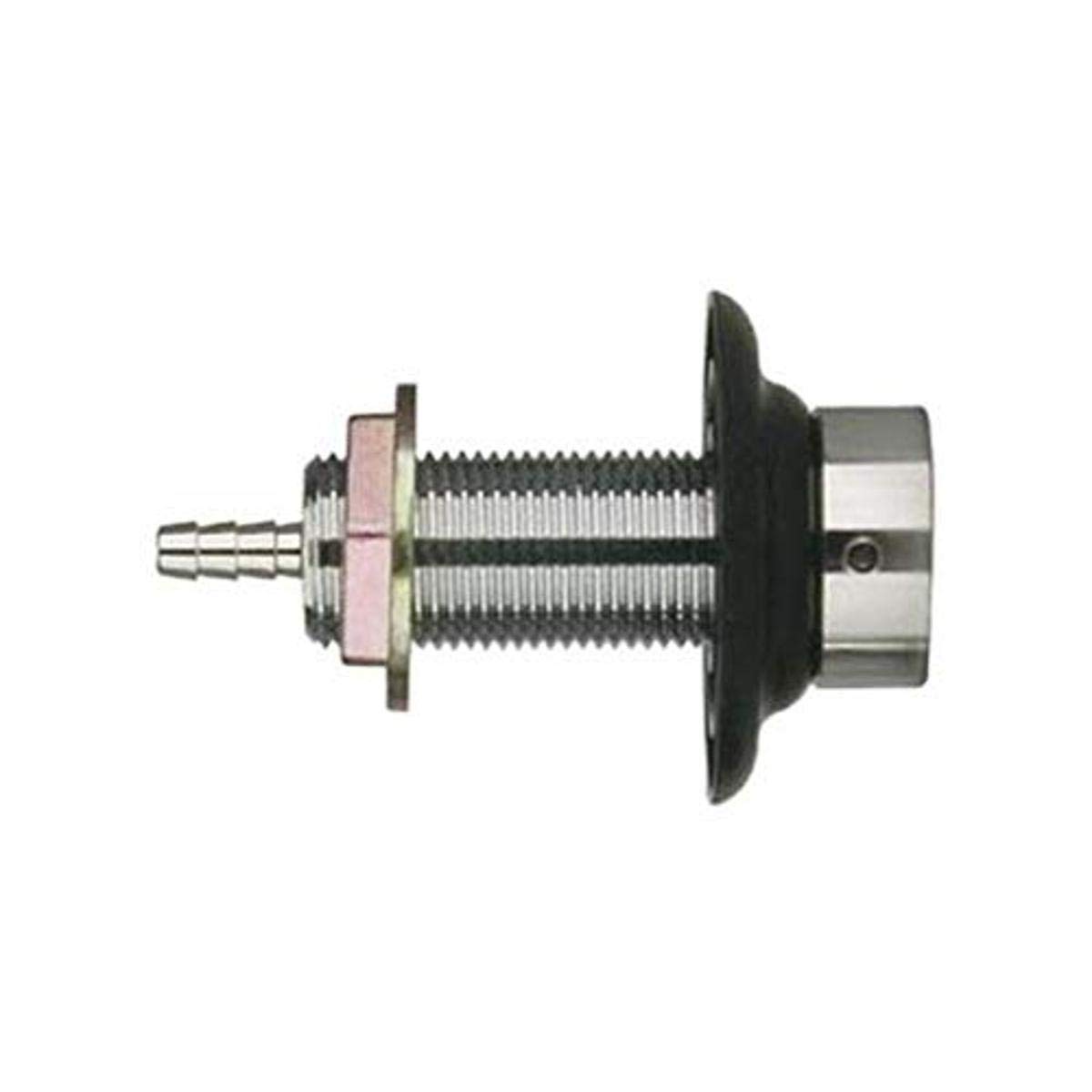 2-1/2 Inch Long Beer Nipple Shank Assembly, Chrome Plated, 3/16 Inch ID Bore