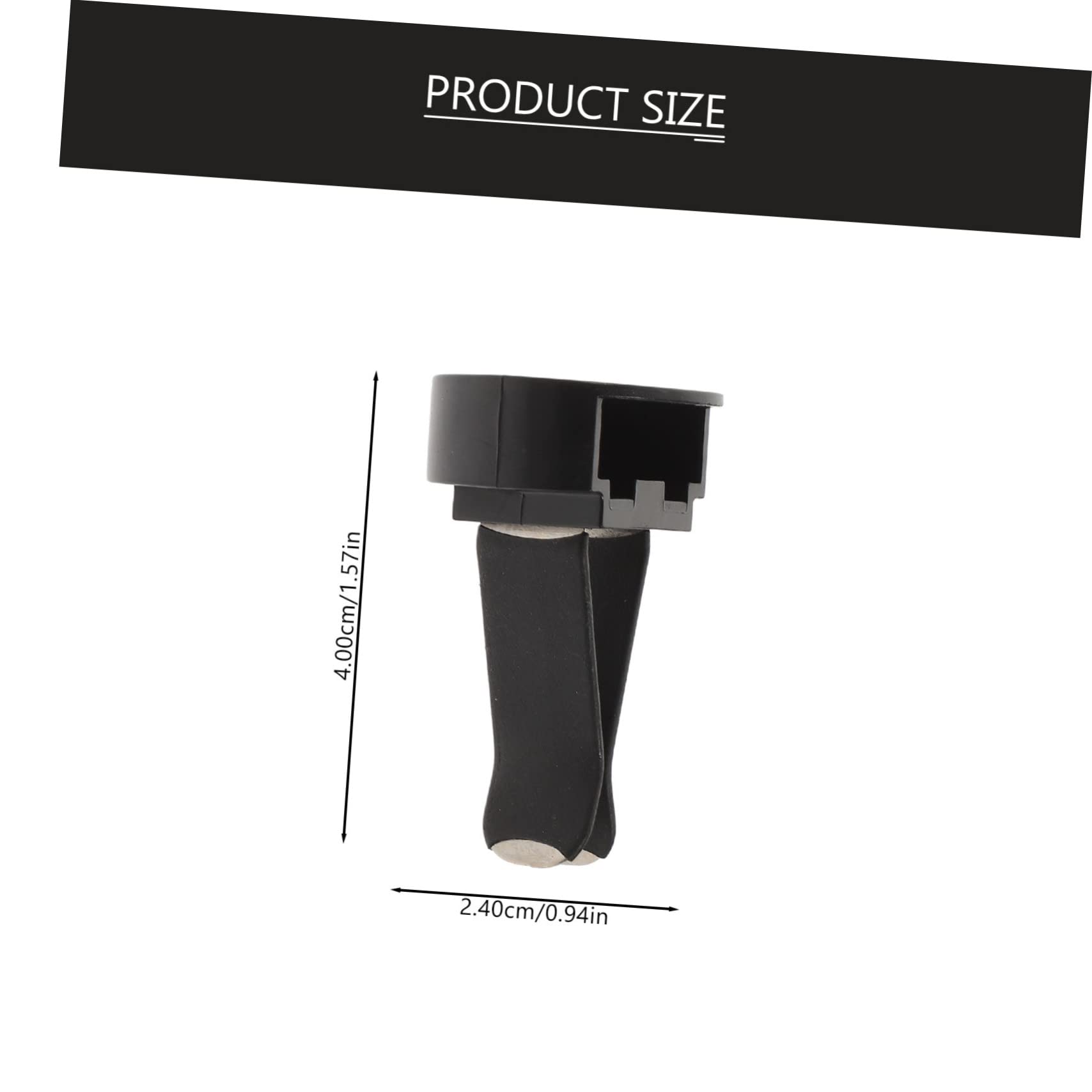 IMIKEYA Clip per Bocchetta di Auto Resistente e 100 Pezzi in Metallo e Plastico Accessorio per Decorazione Auto e Rinfrescante D'aria