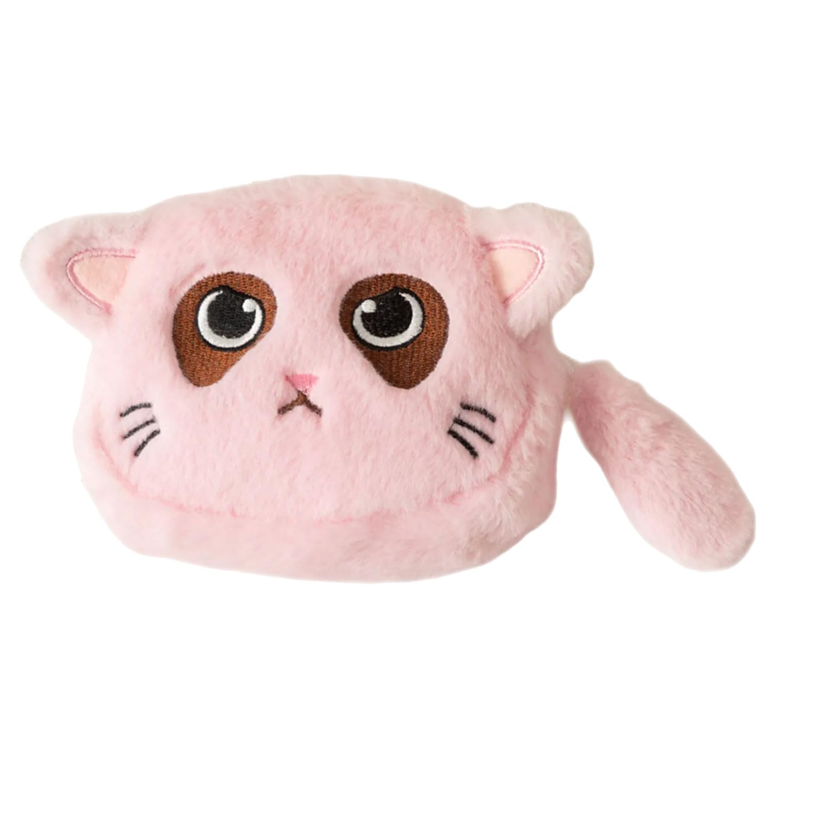 Yanwuwa Women's B Cats Shaped Coin Purse Small Wallet Cosmetic Items Ag Change Purse Plush Coin Pouches With Zippers Makeup Ag For Small Change