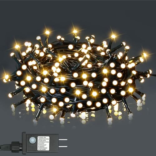 Luces, Home Improvement Cadena de Luces, 20M 200 LED Guirnalda de Luces Impermeable,Luces de Decoración del Árbol de Navidad, 8 Modos de Luces Centelleantes, Adecuado para Navidad,...