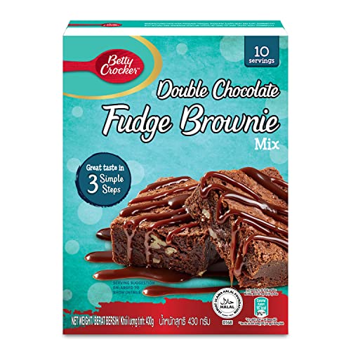Betty Crocker Fudge Brownie Mix Double Chocolate 430g