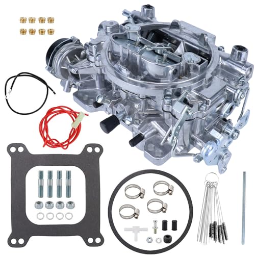 YJGZSVK 1406 Carburetor For Edelbrock Performer Series 600 CFM 4 Barrel Chevelle 350 Pickup Corvette Silverado Camaro Bronco Ford Mercury Cougar