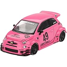 MINI GT 1/64 595 L B-Works x Abas Works Pink Left Handle Finished Product MGT00851-BL MGT00851
