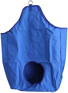 AJ Tack Wholesale Horse Feeding Hay Bag Solid Panel 600D PV Coated Canvas Nylon Royal Blue