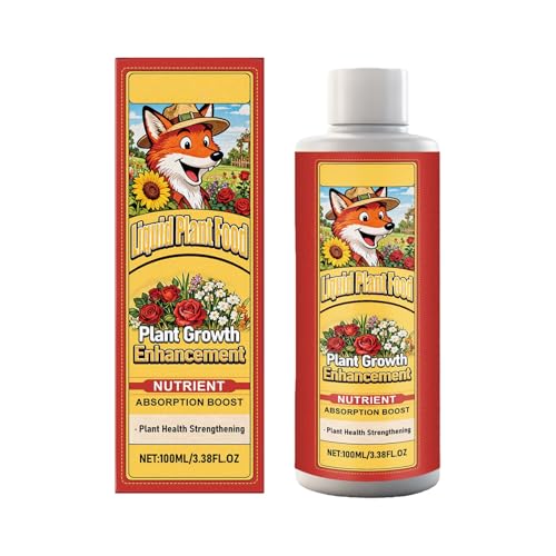 Lpoppcx Fertilizante Líquido Plantas | 100ml Solución De Alimento Para Plantas | Solución Nutritiva Para Flores De Interior | Para Interior Exterior Invernadero Vegetales Frutales Árboles Patio Granja