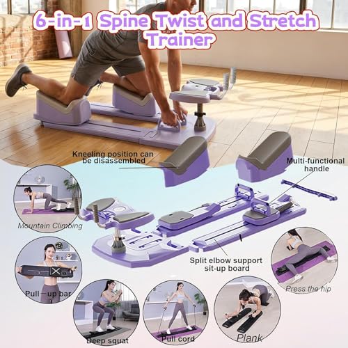 Máquina de ejercicios de gateo para entrenar abdominales y espalda en casa 6